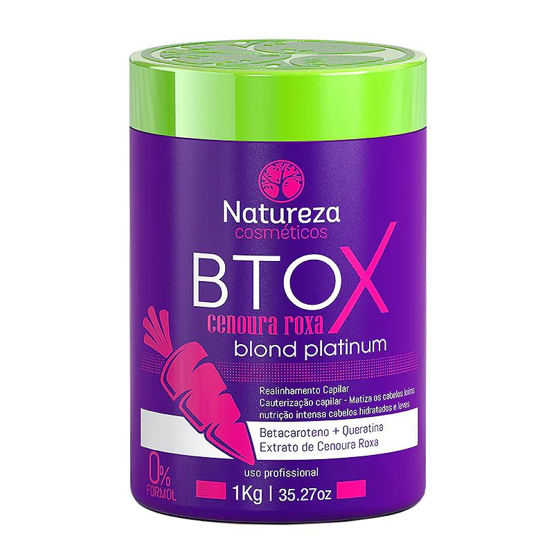 Natureza Cosméticos BTOX Cenoura Roxa – 1kg